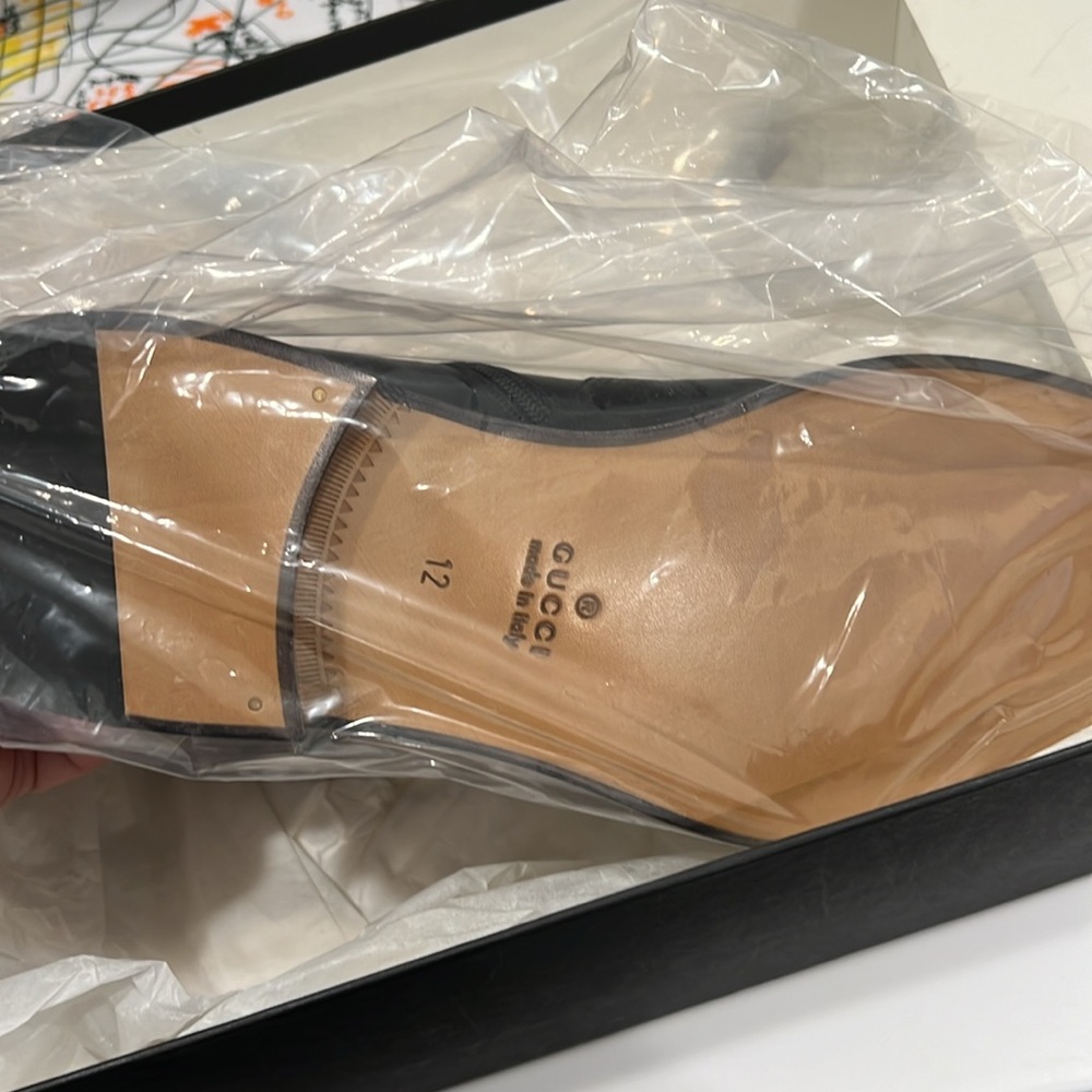 Brand new in the box Gucci black leather boots size 12 - Picture 6 of 6